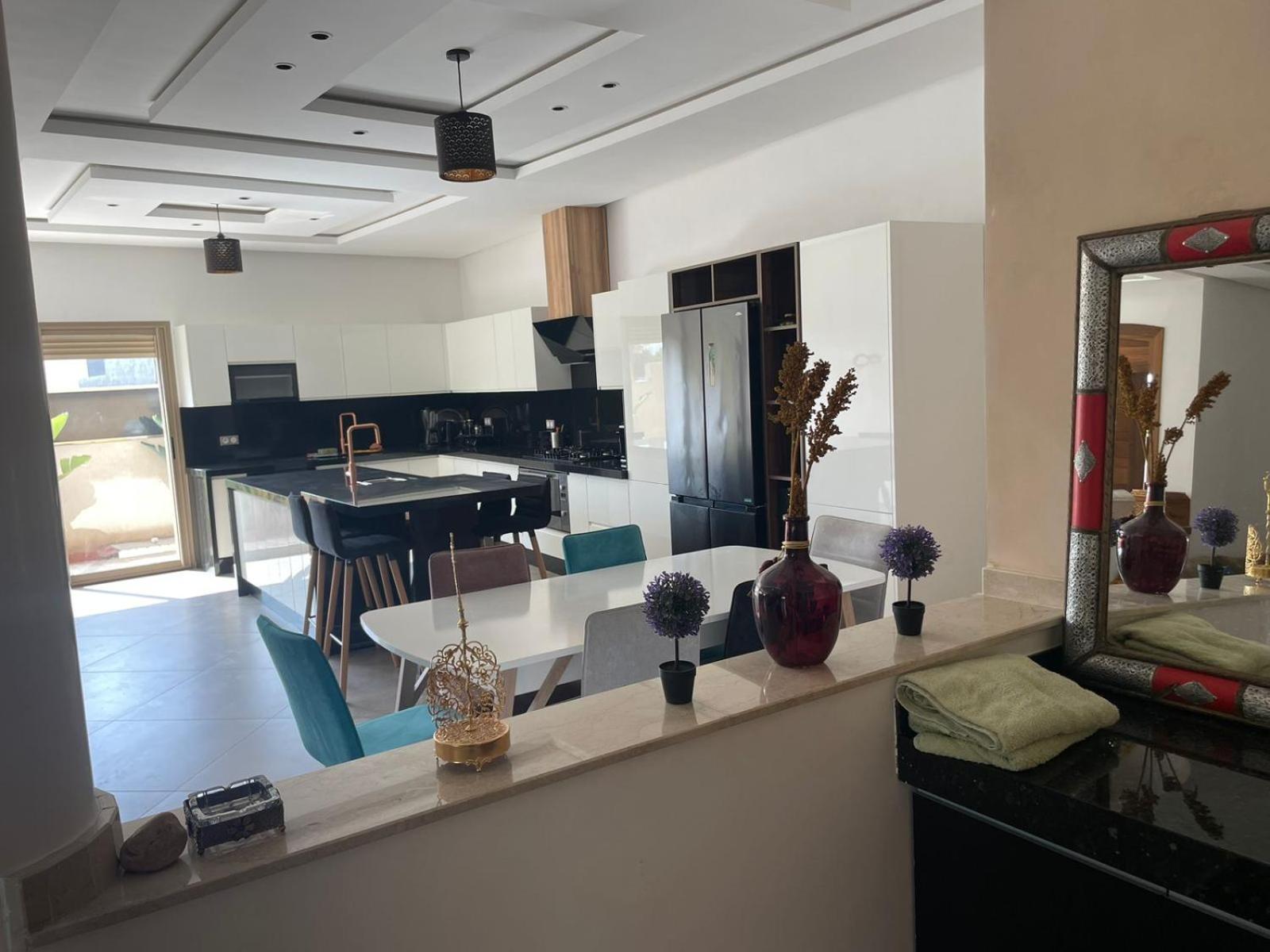 Villa Moderne A 5 Min De La Plage Avec Jardin Et 3 Salons As-Sawíra Exteriér fotografie