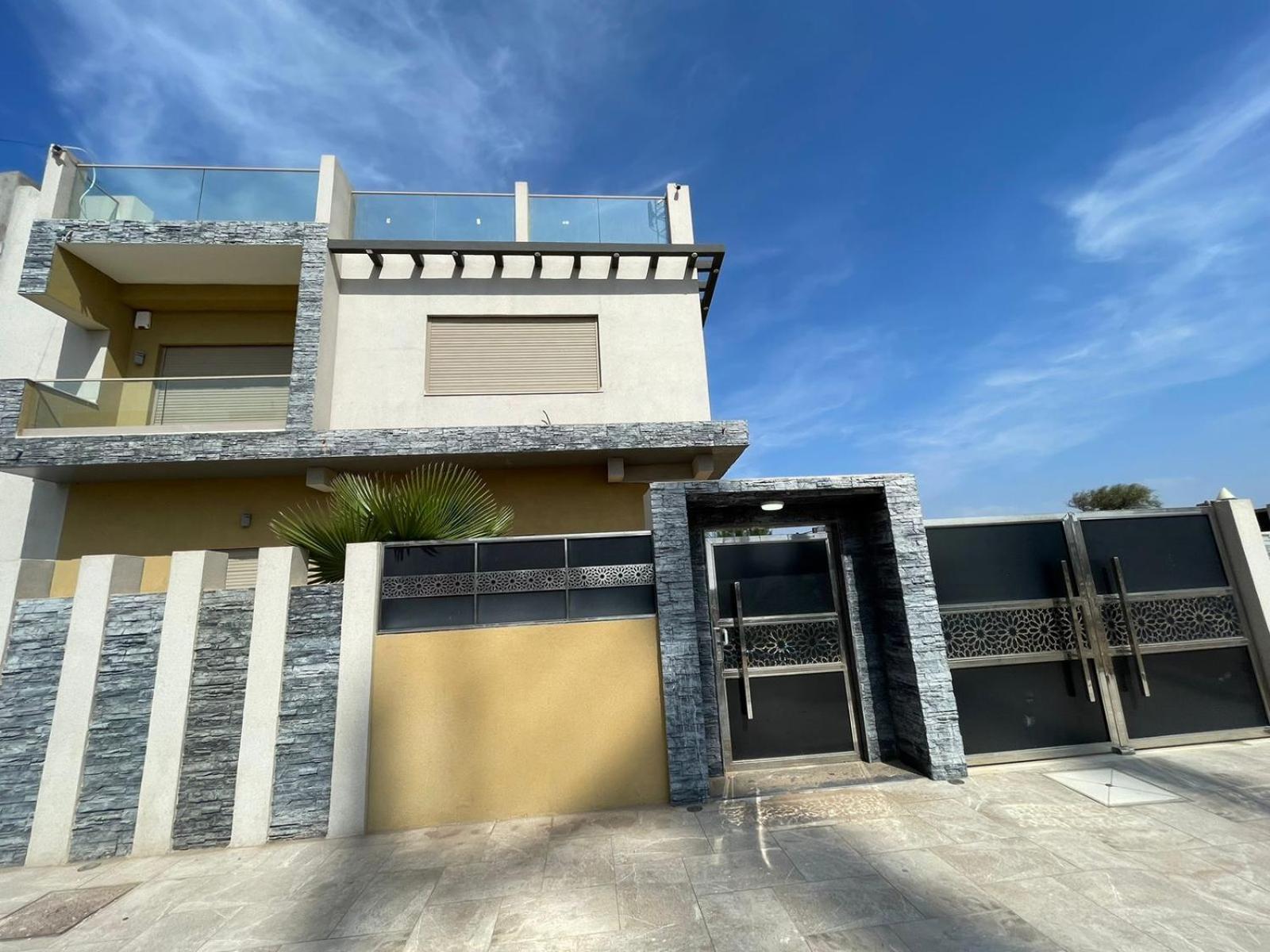 Villa Moderne A 5 Min De La Plage Avec Jardin Et 3 Salons As-Sawíra Exteriér fotografie