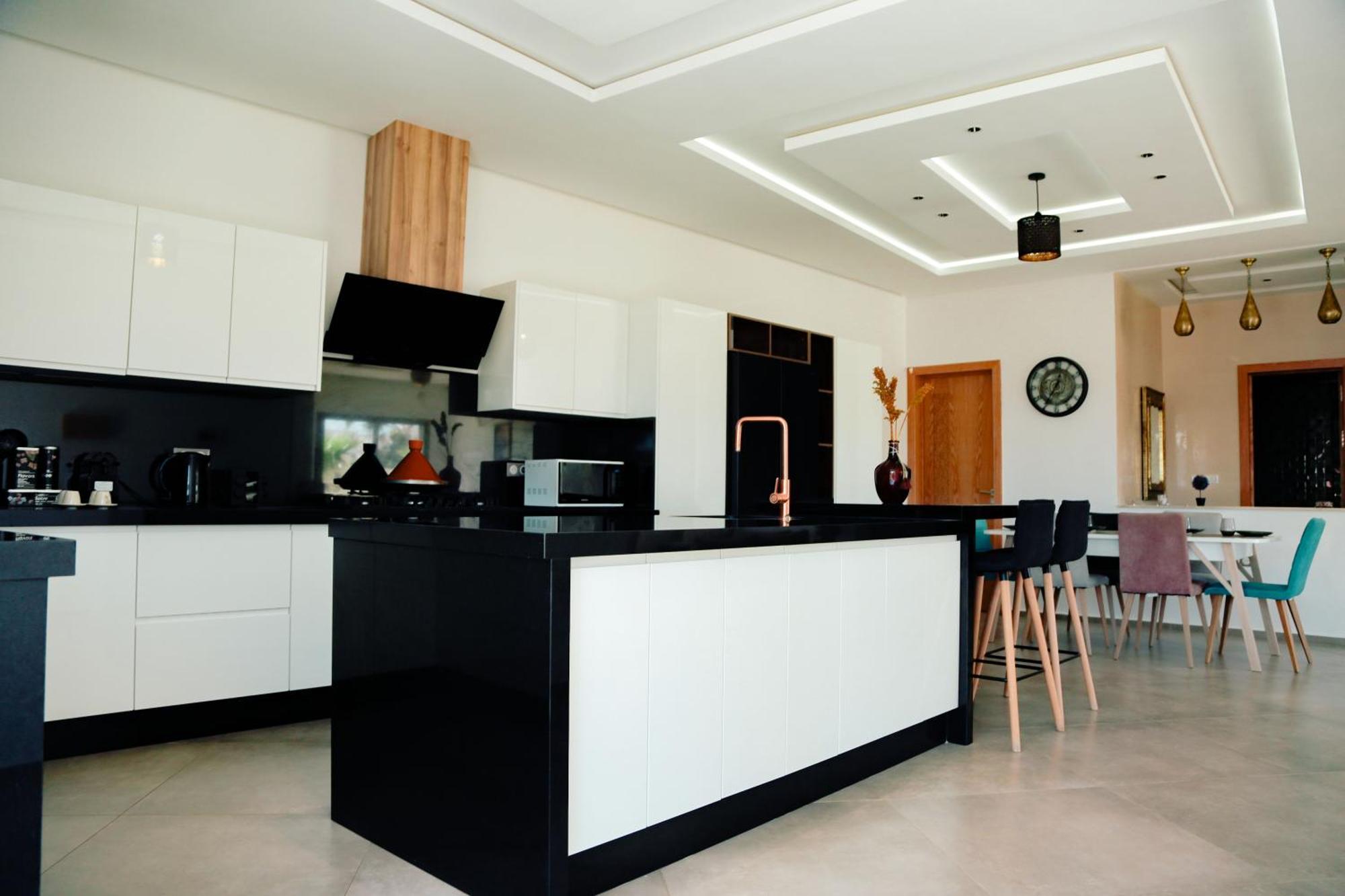 Villa Moderne A 5 Min De La Plage Avec Jardin Et 3 Salons As-Sawíra Exteriér fotografie