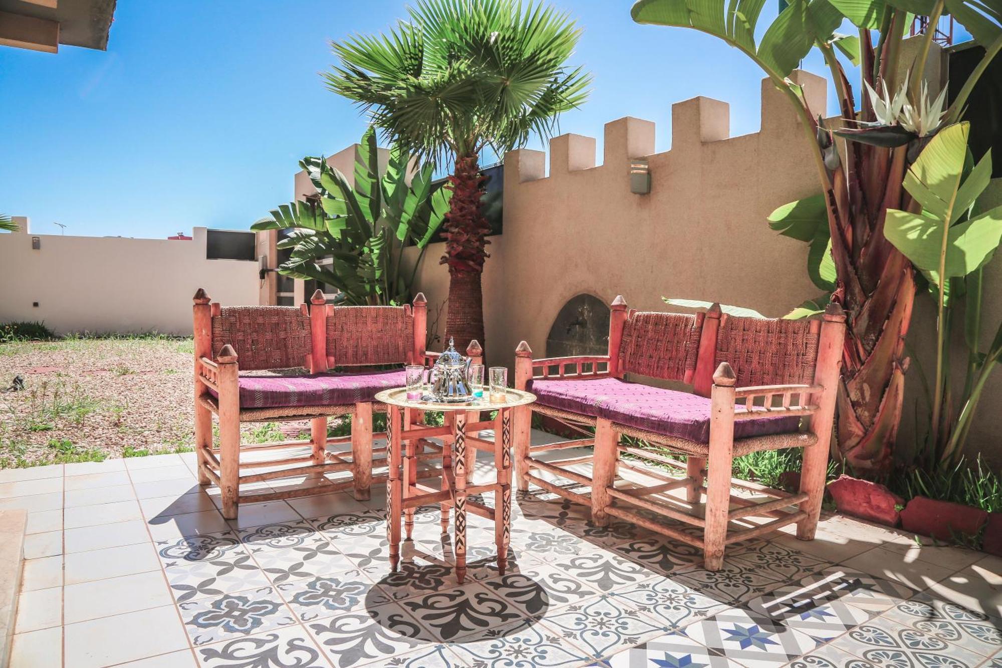 Villa Moderne A 5 Min De La Plage Avec Jardin Et 3 Salons As-Sawíra Exteriér fotografie